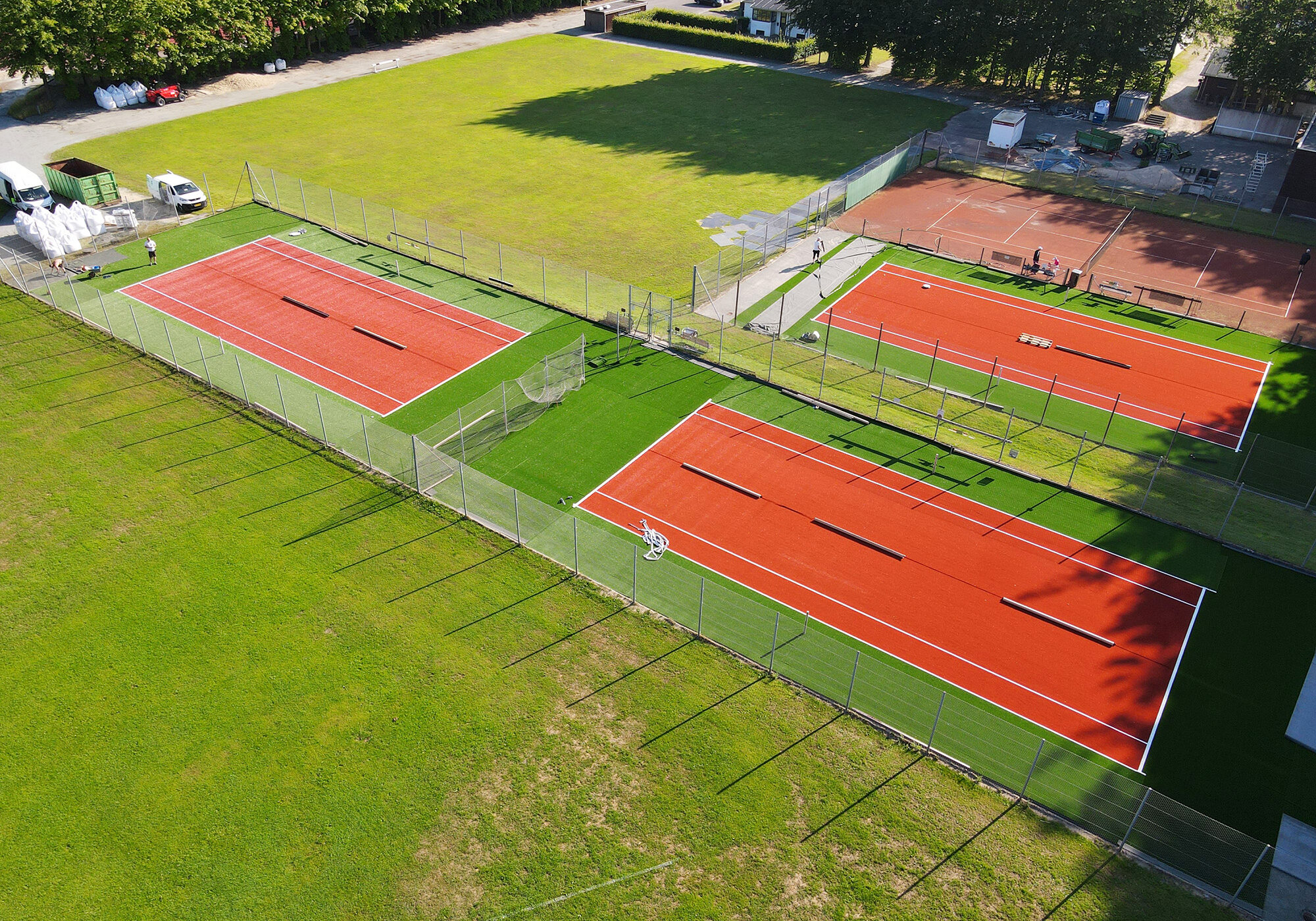 Billede af Aabenraa Tennis' tennisbane af Citylawns kunstgræs